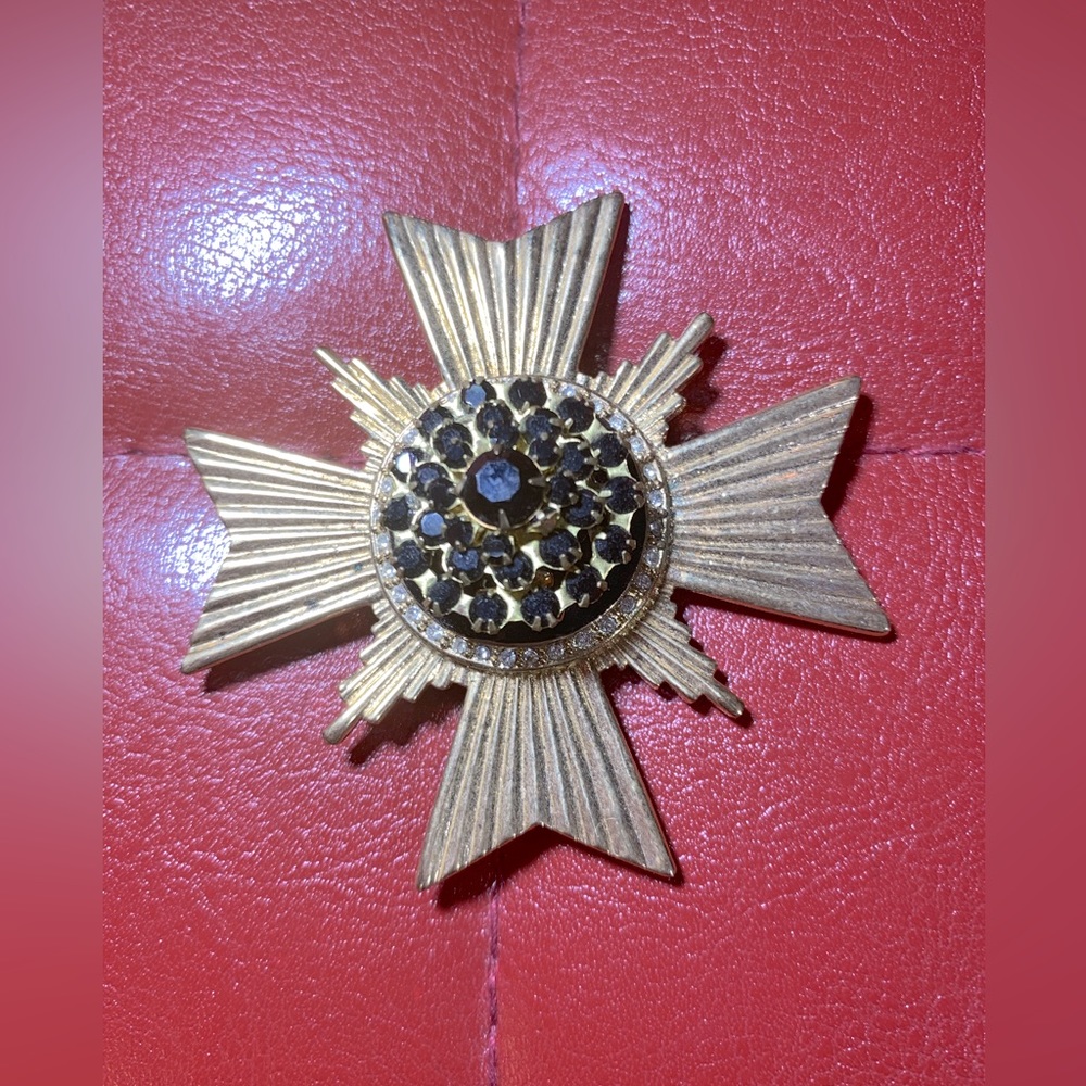 Black Antique brooch